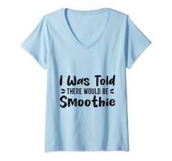 Damen Smoothies Flüssignahrung T-Shirt mit V-Ausschnitt von Flüssignahrung Smoothie