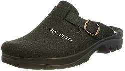 Flyflot Herren 880245 Hausschuh, schwarz, 45 EU von Fly Flot