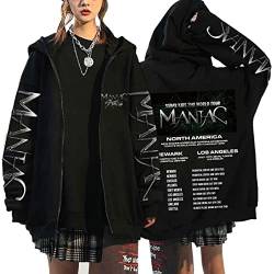 Flyself Kpop Stray Kids Title Song MANIAC Kapuzenpullover Herren Damen Y2K E-Girl Zip Up Hoodies Langarml Sweatshirts Pullover Casual Oberteile Harajuku Oversized Jacke von Flyself