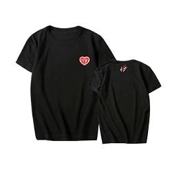 Flyself Unisex Stray Kids T-Shirts Album ’S FM Kurzarm T-Shirts Lose Oberteile Stilvoll Bedruckte Blusen für Männer und Frauen von Flyself