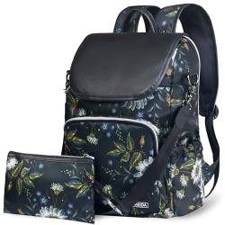 Fmeida Rucksack diebstahlsicher Damen Taschenrucksack 2 in 1 Groß Rucksacktasche Wasserdicht Backpack Laptoptasche 14 Zoll Schultertasche Daypacks Aus Oxford Schule kolibri von Fmeida