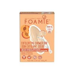Foamie Solide, natürliche Schaumpflege für den Körper • 100% veganer Kunststoff • nicht an Tieren getestet • Sheabutter & Aprikosensamen von Foamie