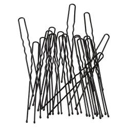 Fobnouu 20 StüCk 7 Cm Lange Schwarze Metall-DIY-Haarknoten-Stifte für Frauen von Fobnouu