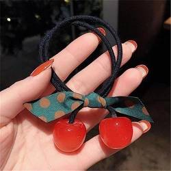 Haarschmuck Haargummis Haarspangen Frauen Haarband Elastische Gummiband Schleife Mädchen Kirschblüte Bär Schleife Koreanische Kopfschmuck Stirnband Yhy327-A02 von Focisa