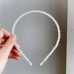 Haarschmuck Haargummis Haarspangen Mode Perle Anti-Rutsch Perle Haarbänder Elastische Frauen Haar Hoop Bands Stirnband Lünette Mädchen Haar Zubehör Kopfschmuck 12 von Focisa