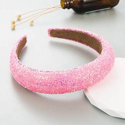 Haarschmuck Haargummis Haarspangen Perle Schwamm Stirnband Mode Haar Zubehör Weibliche Trend Casual Temperament Stirnband Stirnband Mädchen Kopfbedeckungen Rosa von Focisa