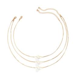 Halskette Ketten Schmuck Herren Frauen Anhänger Necklace Einfache Schlange Kette Choker Halskette Frauen Mädchen Retro Anhänger Dünne Kette Schmuck Zubehör von Focisa