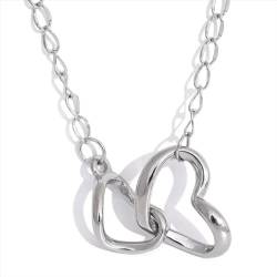 Halskette Ketten Schmuck Herren Frauen Anhänger Necklace Herzförmiger Anhänger Wird Halskette Schmuck Mode Charm Schmuck Yh125Asteel Trennen von Focisa