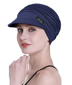 Cotton Newsboy Beanie Für Krebs Frauen Stilvolle Kappe Sommer Picknick Headwear Für Haarausfall von FocusCare
