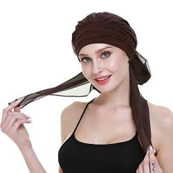 FocusCare Chemo Haare Turban für Krebs Frauen Kopf Wickeln schals Lange Haare perücke zubehör von FocusCare