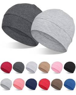 FocusCare Chemo Kopfbedeckung für Frauen Leichte Baumwollmütze zum Schlafen Warm Kahlkopf von FocusCare