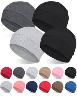FocusCare Skull Caps für Männer Frauen Baumwolle schlafen dünn Beanie für Helm Liner von FocusCare