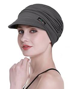 FocusCare Zeitungsjunge Kappe für Chemo Frauen Soft Bucket Cap Light Weight Cancer Beanie Cap von FocusCare