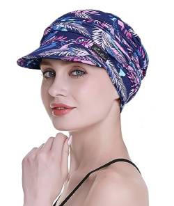 Newsboy Cap für Haarausfall Frauen Chemo Turbans für Frauen Patienten von FocusCare