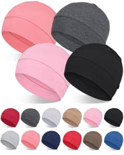 Schlafmütze für Krebs Frauen mit Glatze Baumwolle Kopfbedeckung für Haarausfall Chemo-Patienten von FocusCare