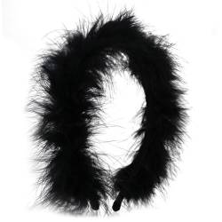 Feder Haarbänder Stirnband Weihnachts Haarband Partyzubehör Für Frauen Haarschmuck Kostümparty Stirnbänder Feder Stirnband von Fogun