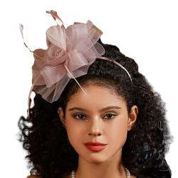 Pillbox Fascinator Für Frauen Hochzeit Tea Party Stirnband Haarspange Kopf Kopfschmuck Braut Kopfschmuck Party Kopfschmuck von Fogun