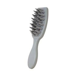 Folpus Haarkamm, Entwirrungsbürste, Haarstyling-Bürste mit langem Griff für Mädchen und Frauen, Schwarz von Folpus