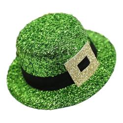 Folpus ST. 's Day Hut-Haarspange, grüne Haarnadeln für Frauen und Mädchen, Haarspange in Hutform von Folpus