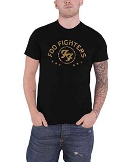 Foo Fighters Arched Star Männer T-Shirt schwarz XXL 100% Baumwolle Band-Merch, Bands von Foo Fighters