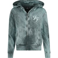 Foo Fighters Kapuzenjacke - Logo Space Blue - S bis XXL - für Damen - Größe M - grün  - EMP exklusives Merchandise! von Foo Fighters