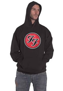 Foo Fighters Kapuzenpullover FF Band Logo Nue offiziell Herren Schwarz Pullover S von Foo Fighters