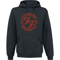 Foo Fighters Kapuzenpullover - Logo Red Circle - S - für Männer - Größe S - schwarz  - Lizenziertes Merchandise! von Foo Fighters