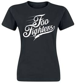 Foo Fighters Logo Frauen T-Shirt schwarz M 100% Baumwolle Band-Merch, Bands von Foo Fighters