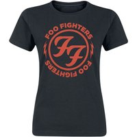 Foo Fighters T-Shirt - Logo Red Circle - S bis XXL - für Damen - Größe XL - schwarz  - Lizenziertes Merchandise! von Foo Fighters
