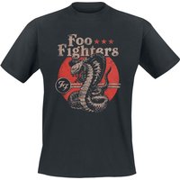 Foo Fighters T-Shirt - Snake - S bis XXL - für Männer - Größe S - schwarz  - Lizenziertes Merchandise! von Foo Fighters