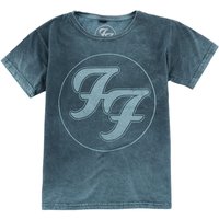 Foo Fighters T-Shirt für Kinder - Kids - Logo In Circle - für Mädchen & Jungen - blau  - Lizenziertes Merchandise! von Foo Fighters