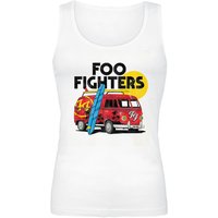 Foo Fighters Top - Van - S bis XXL - für Damen - Größe XL - weiß  - Lizenziertes Merchandise! von Foo Fighters