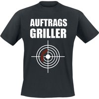 Food T-Shirt - Auftragsgriller - S bis 4XL - für Männer - Größe 3XL - schwarz von Food