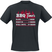 Food T-Shirt - BBQ Times - S bis 5XL - für Männer - Größe 4XL - schwarz von Food