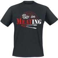 Food T-Shirt - Bin im Meating - S bis 5XL - für Männer - Größe 5XL - schwarz von Food