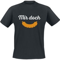 Food T-Shirt - Mir doch Wurst - M bis 5XL - für Männer - Größe M - schwarz von Food