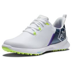 FootJoy Damen Fj Fuel Sport Golfschuh, Weiß, Marineblau, Grün, 41 EU von FootJoy