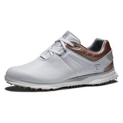 FootJoy Damen Pro|sl Golfschuh, Weiß-Roségold von FootJoy