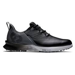 FootJoy Herren Fj Fuel Golfschuh, Schwarz, Anthrazit, Silber, 39.5 EU Weit von FootJoy