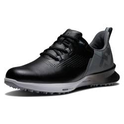 FootJoy Herren Fj Fuel Golfschuh, Schwarz, Anthrazit, Silber, 45.5 EU von FootJoy