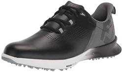 FootJoy Herren Fj Fuel Golfschuh, Schwarz Anthrazit Silber, 44.5 EU von FootJoy