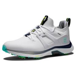 FootJoy Herren Hyperflex Carbon Golfschuh, Weiß, Anthrazit, Blaugrün, 39.5 EU von FootJoy