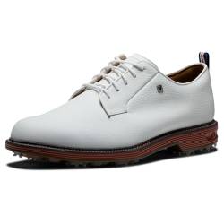 FootJoy Herren Premiere Series-Field Golfschuh, Kaltweiß/Ziegel, 10 von FootJoy