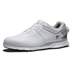 FootJoy Men's Pro|SL Carbon Boa Golf Shoe, White/Silver, 12 Wide von FootJoy