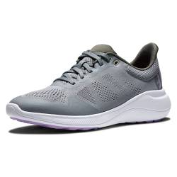 FootJoy Women's FJ Flex Golf Shoe, Grey/White/Lavender, 9 von FootJoy