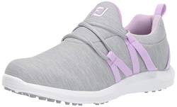 Footjoy Damen Leisure Slip-on Golfschuh, Gris/Morado, 36.5 EU von FootJoy