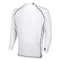 Footjoy Herren FJ PERF Baselayer Mock T-Shirt, Blanco, Large von FootJoy