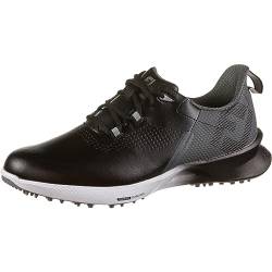 Footjoy Herren Fj Fuel Golfschuh, Schwarz, Anthrazit, Silber, 42 EU von FootJoy