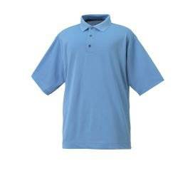 Footjoy Herren Stretch Pique Solid Poloshirt, Blau (Azul Claro 91792), Medium von FootJoy