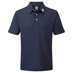 Footjoy Herren Stretch Pique Solid Poloshirt, Blau (Azul Navy 91824), Medium von FootJoy